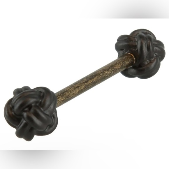 Bottega Veneta Intrecciato Knot Keychain Golden Metallic - Picture 2 of 5